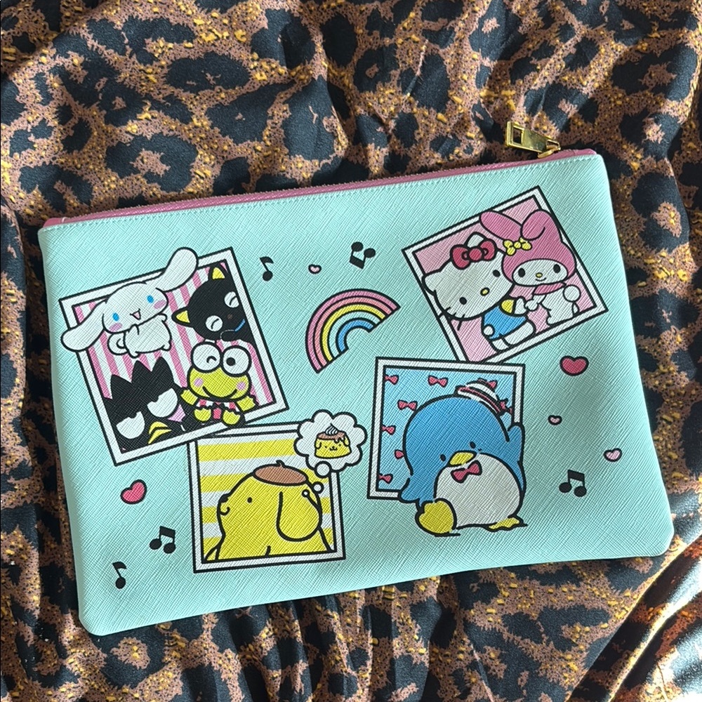 Sanrio Mint Green Character Pouch